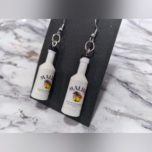 🍹Malibu Rum Bottle Earrings🍹